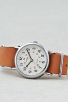American Eagle Outfitters Timex Tan Leather Weekender? Watch