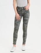 American Eagle Outfitters Ae Sateen X High Waisted Jegging Crop
