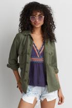 American Eagle Outfitters Ae Oversized Military Shirt Jacket