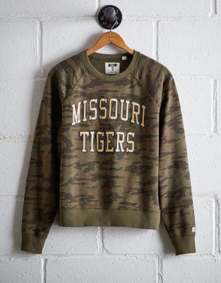 Tailgate Women's Missouri Camo Fleece Sweatshirt