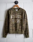 Tailgate Women's Missouri Camo Fleece Sweatshirt