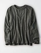 American Eagle Outfitters Ae Soft & Sexy Plush Henley