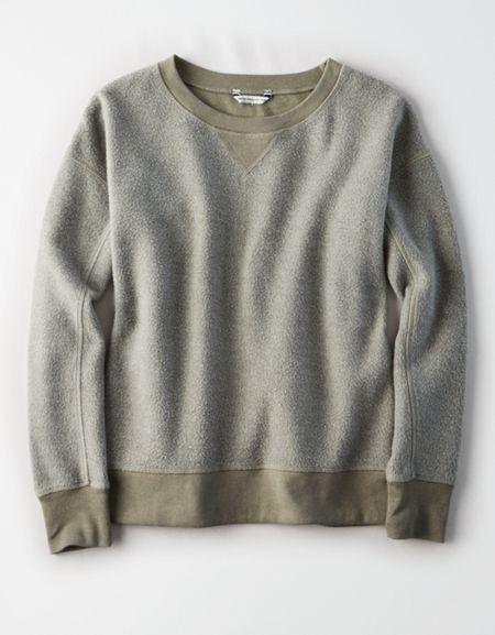 American Eagle Outfitters Ae Cozy Inside & Out Sweatshirt
