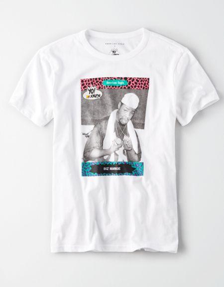 American Eagle Outfitters Ae X Mtv Bizmarkie Graphic Tee
