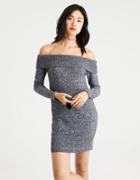 American Eagle Outfitters Ae Ahh-mazingly Soft Off-the-shoulder Sweater Dress
