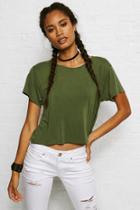 American Eagle Outfitters Don't Ask Why Boxy Cropped T-shirt