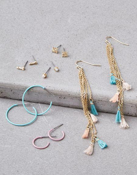 American Eagle Outfitters Ae Gold Earring 6-pack