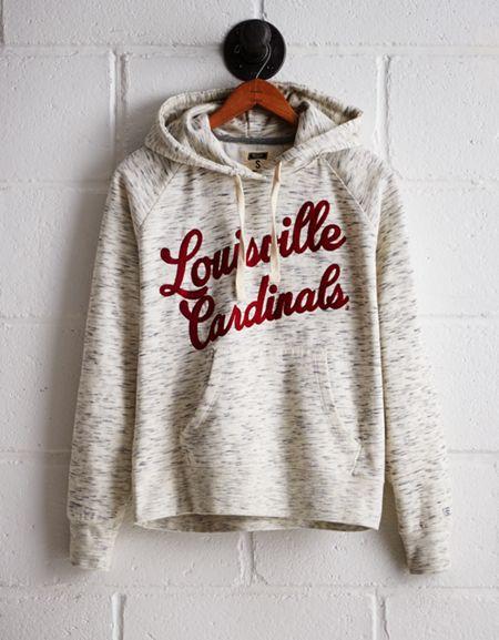 Tailgate Women's Louisville Space Dye Hoodie