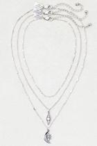 American Eagle Outfitters Ae Charms Triple Layer Necklace