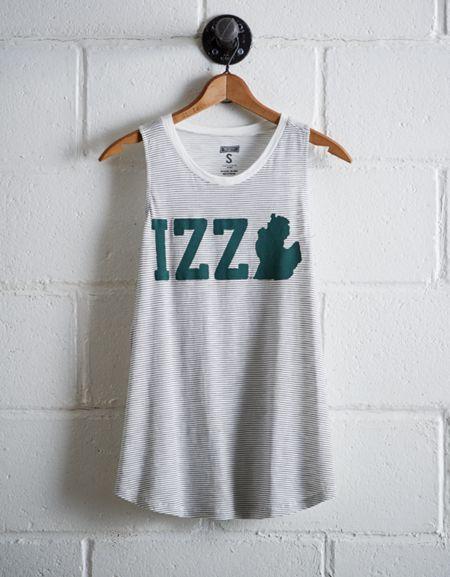 Tailgate Women's Michigan State Stripe Tank
