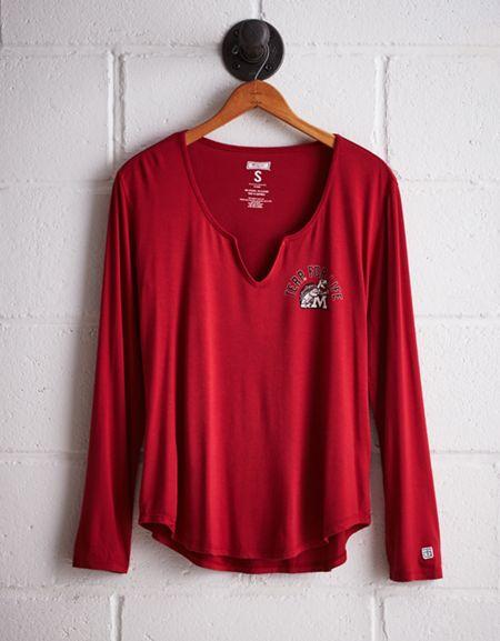 Tailgate Women's Maryland Split Neck T-shirt