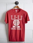 Tailgate Men's Utah Utes Basketball T-shirt