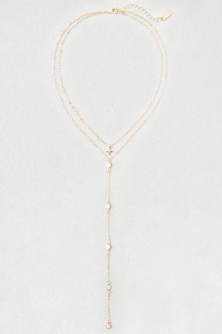 American Eagle Outfitters Ae Star And Stones Y-necklace