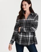 American Eagle Outfitters Ae Ahhmazingly Soft Plaid Popover Babydoll