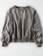 American Eagle Outfitters Don't Ask Why Oversized Sleeve Sweatshirt