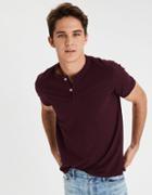 American Eagle Outfitters Ae Pique Henley