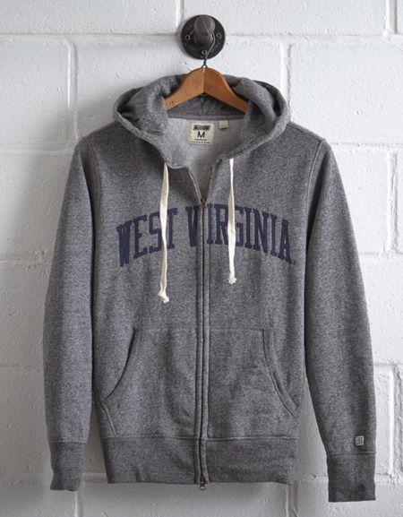 Tailgate Men's West Virginia Zip Hoodie