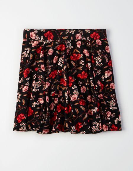 American Eagle Outfitters Ae Godet Mini Skirt