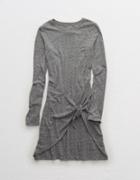 Aerie Knot Long Sleeve Dress