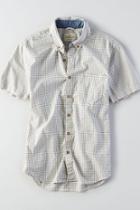 American Eagle Outfitters Ae Short Sleeve Button Down Shirt
