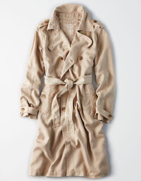 American Eagle Outfitters Ae Trench Coat