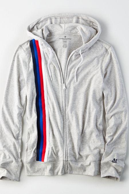 American Eagle Outfitters Ae Flex Stripe Zip-up Hoodie