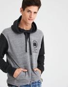 American Eagle Outfitters Ae Colorblock Graphic Pullover Hoodie