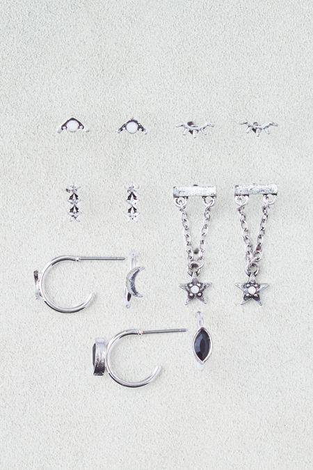 American Eagle Outfitters Ae Moon & Stars Chains 6-pack