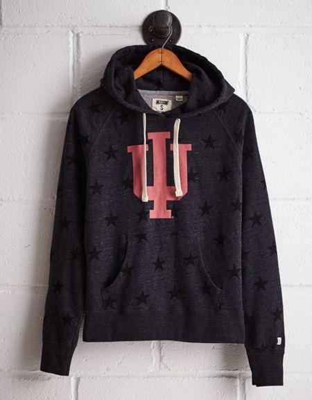 Tailgate Women's Indiana Terry Fleece Star Hoodie