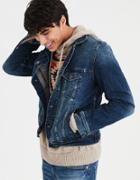 American Eagle Outfitters Ae Dark Wash Jean Jacket