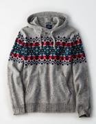 American Eagle Outfitters Ae Holiday Pattern Baja Hoodie