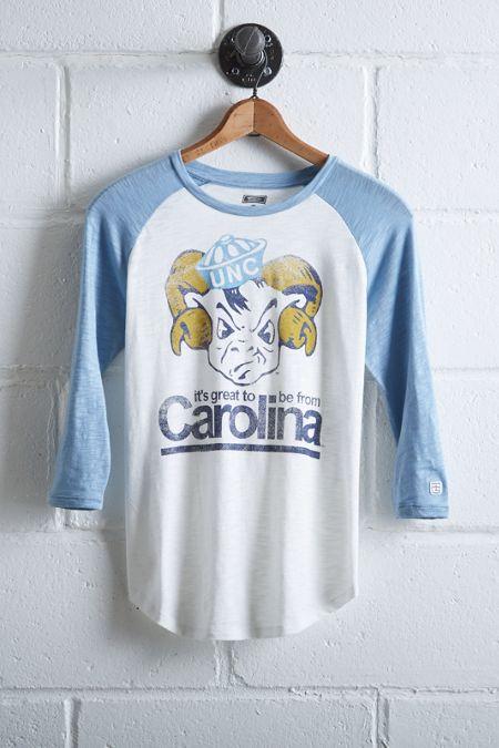 Tailgate Women's Unc Tar Heels Baseball Shirt