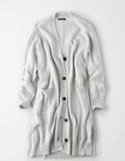American Eagle Outfitters Ae Long Line Jersey Cardigan