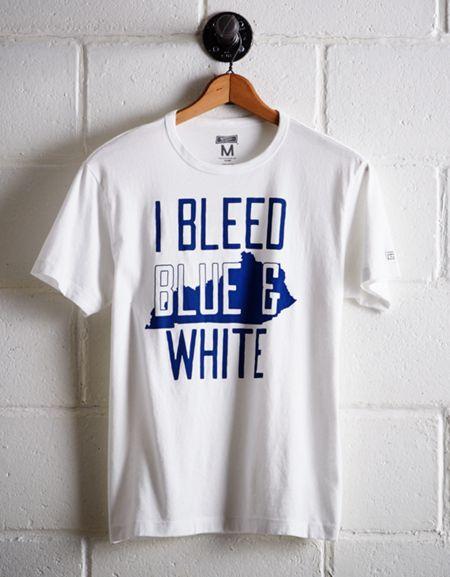 Tailgate Men's Kentucky Blue & White T-shirt