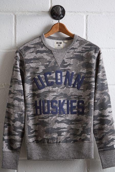 Tailgate Uconn Huskies Camo Sweatshirt