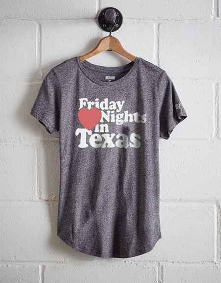 Tailgate Women's Texas Friday Nights T-shirt