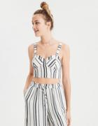 American Eagle Outfitters Ae Striped & Structured Corset Top