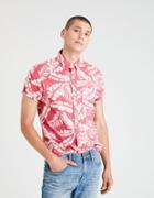 American Eagle Outfitters Ae Hawaiian Button-down Shirt