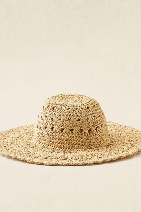 Aerie Crochet Floppy Hat