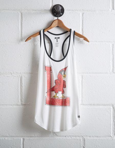 Tailgate Women's Louisville Ringer Tank