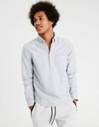 American Eagle Outfitters Ae Solid Oxford Popover