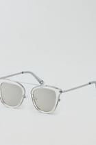 American Eagle Outfitters Ae Clear Mirror Sunglasses