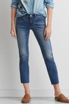 American Eagle Outfitters Ae Denim X Caf? Straight Crop
