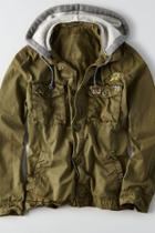 American Eagle Outfitters Ae Patch Military Jacket