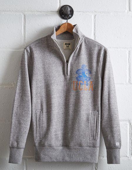 Tailgate Men's Ucla Half-zip Fleece Popover