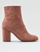 American Eagle Outfitters Ae Microsuede High Covered Heel Bootie