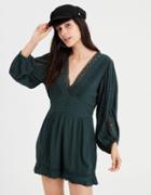 American Eagle Outfitters Ae Long Sleeve Lace Romper