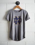 Tailgate Women's Notre Dame Reflective Stars T-shirt