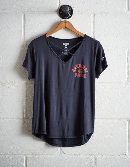 Tailgate Women's Louisville Cage Front Tee