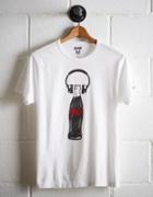 Tailgate Men's Coca Cola Headphones T-shirt